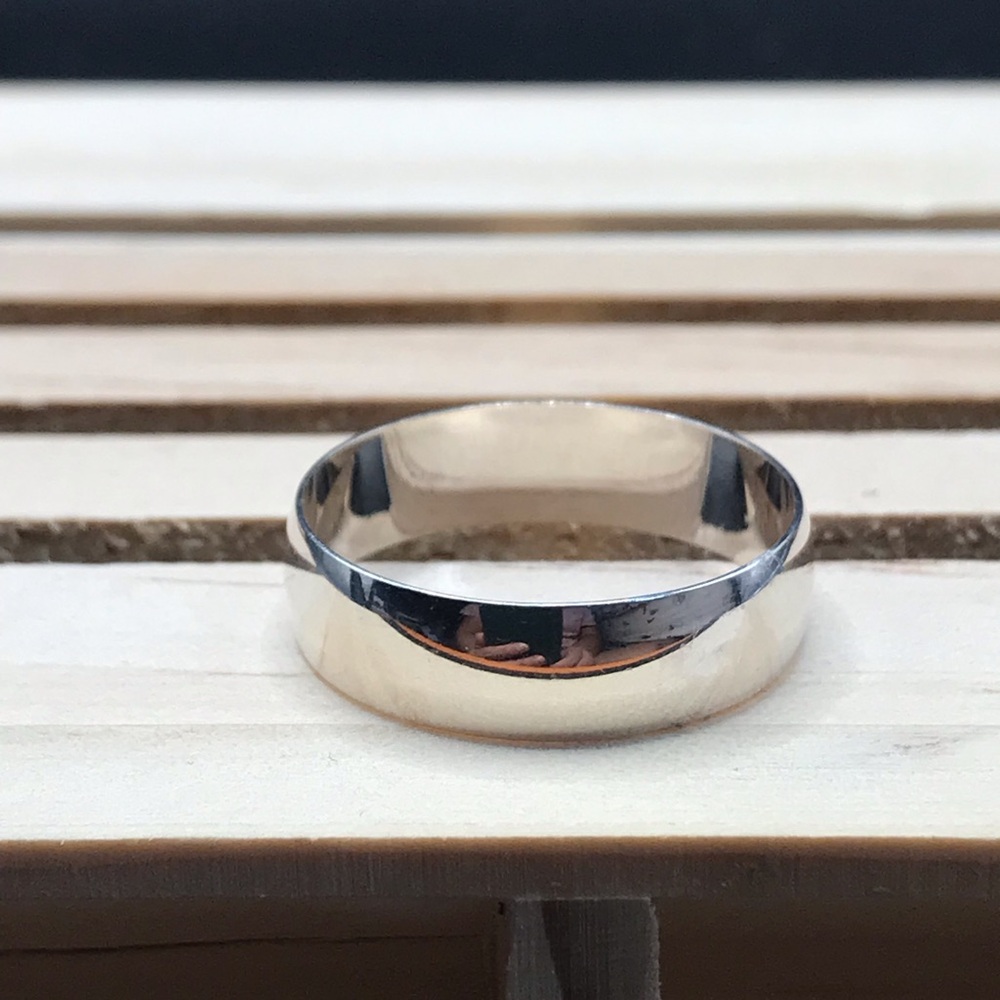 925 Sterling Silver wedding Band Ring size 10 - Picture 12 of 13